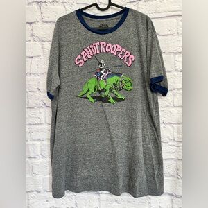 Star Wars Sandtroopers Gray T-Shirt with Green Dinosaur
